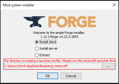 Install Minecraft Forge